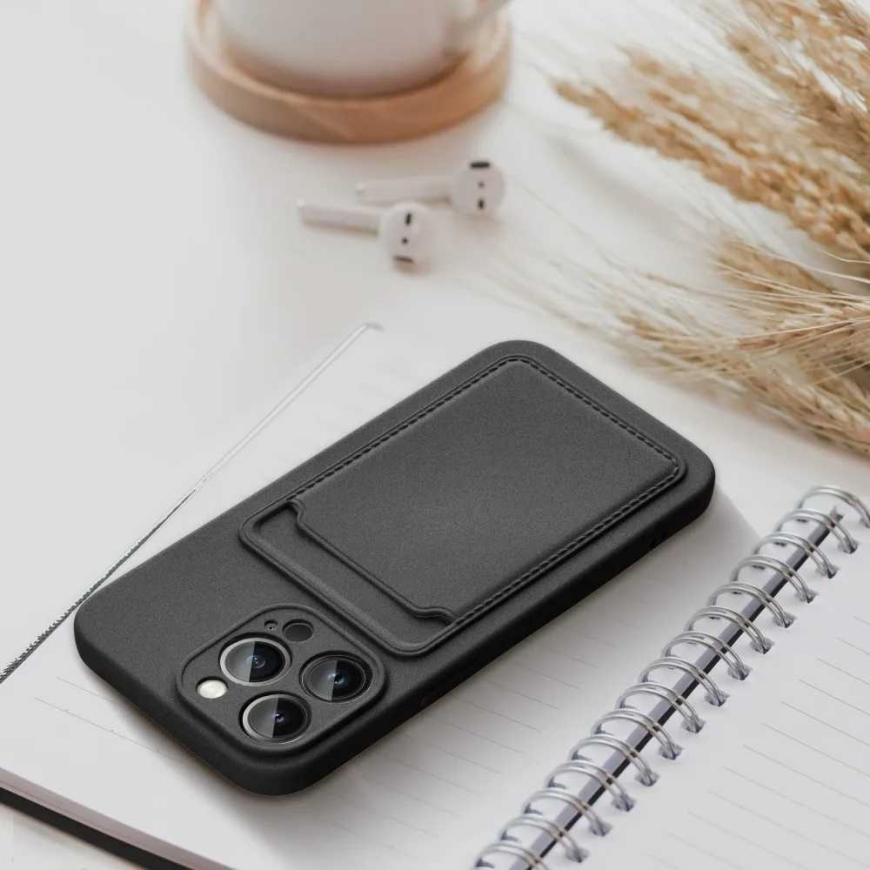Riff Card -sarjan silikoninen takakotelo Apple iPhone 11:lle musta – 4
