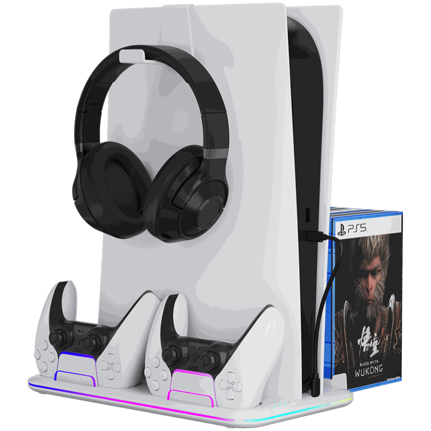 Canyon jahutustugi CS-51 RGB PS5 Slim/DE, valge – 3