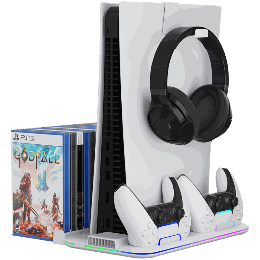 Canyon-viilennysteline CS-51 RGB PS5 Slim/DE, valkoinen – 4