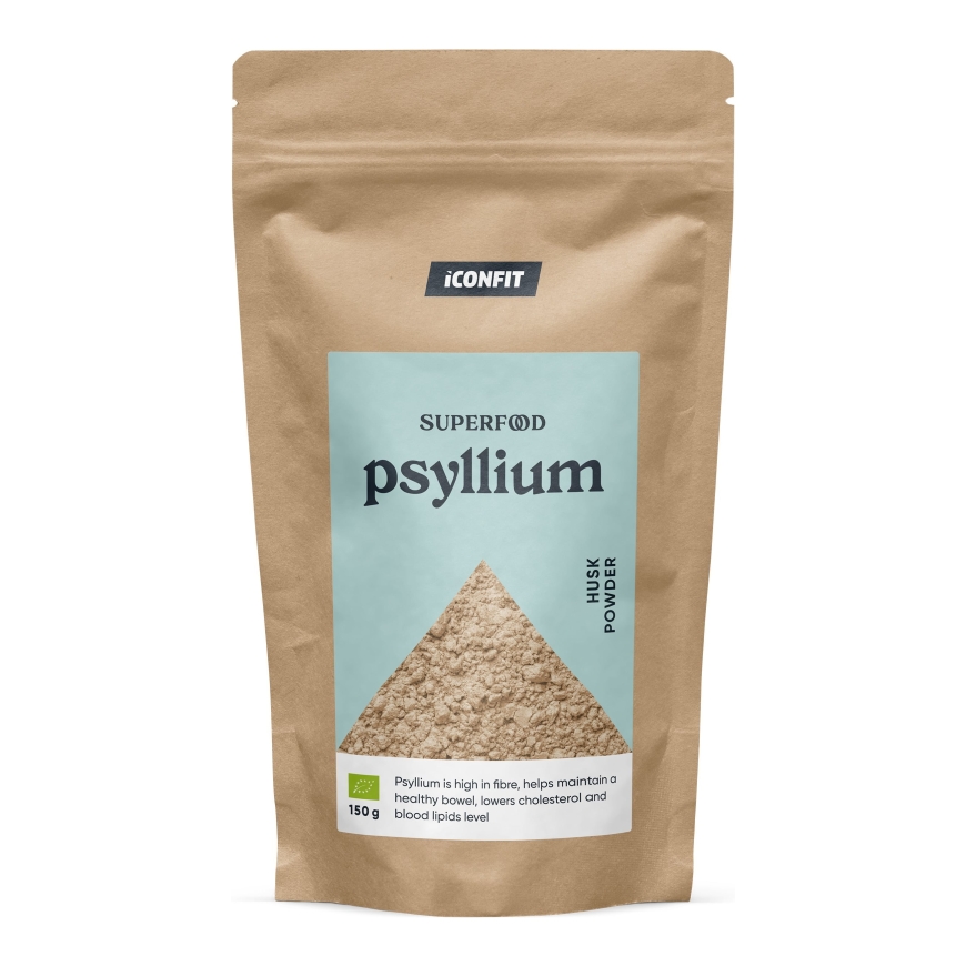 ICONFIT Psyllium Sēklas Pulveris, bioloģiski audzēts, 150 g
