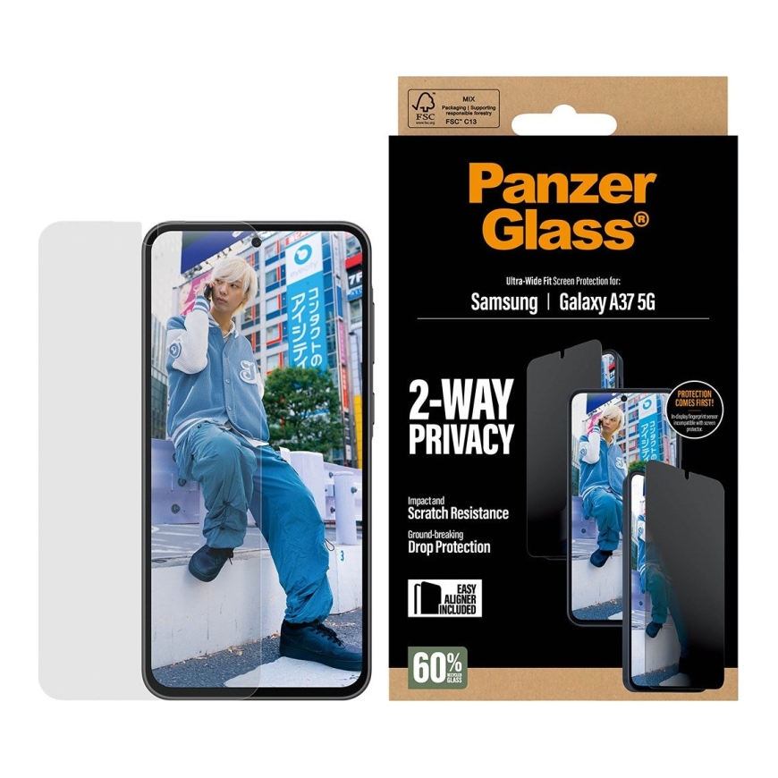 PanzerGlass PG90806 mobile phone screen/back protector Clear screen protector Samsung