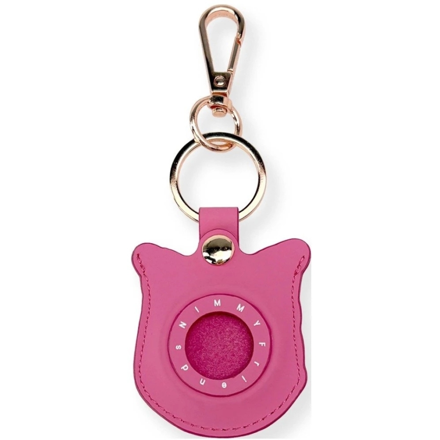 Чехол для очков Locatorr Nimmy Cool and Cute Cat розового цвета – 2