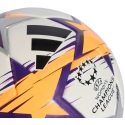 adidas UCL Womens Mini Football 26/27 League Stage white and orange-purple KE5143 (1)