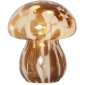 Star Trading Funghi dekoratyvinė lempa 15 cm, ruda Star Trading Funghi dekoratyvinė lempa 15 cm, ruda