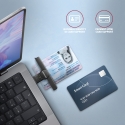 Axagon CRE-SMPA считыватель сим-карт Для помещений USB USB 2.0 Черный Axagon CRE-SMPA считыватель сим-карт Для помещений USB USB 2.0 Черный
