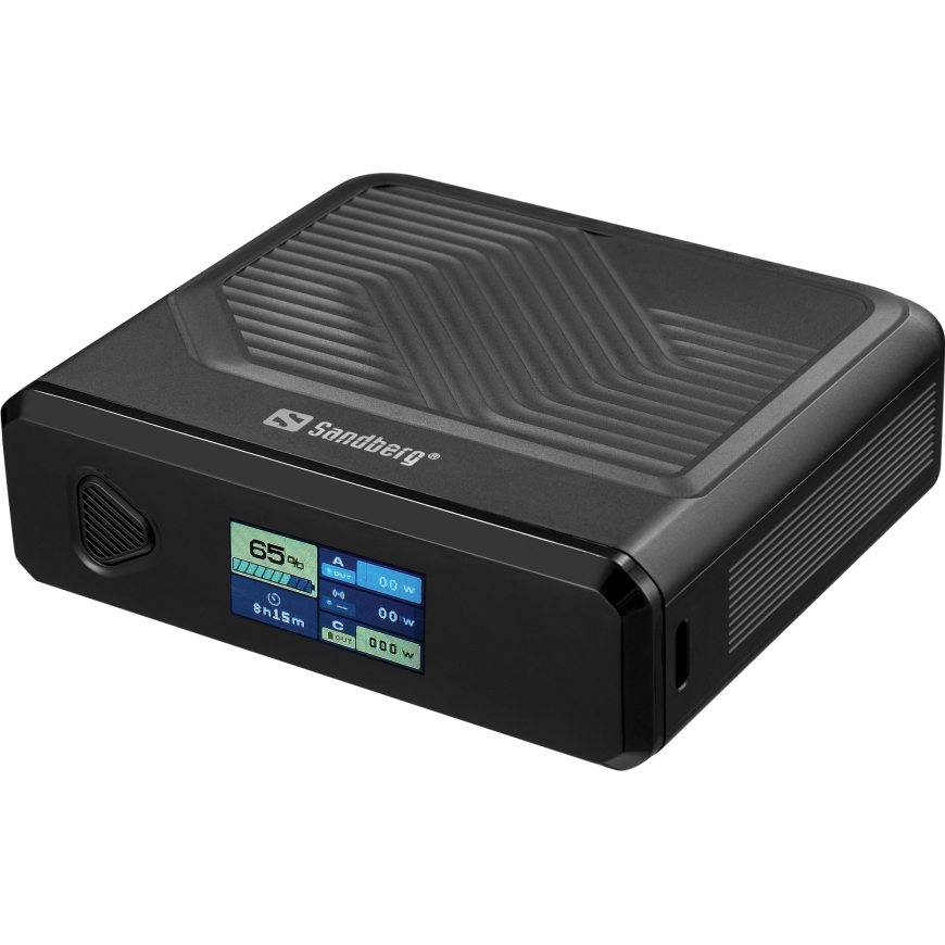 Sandberg 421-25 akupank Liitiumpolümeer (LiPo) 20000 mAh Traadita laadimine Must