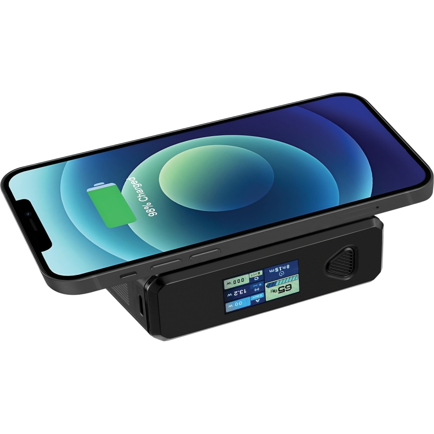Sandberg 421-25 nešiojamasis įkroviklis Ličio polimeras (LiPo) 20000 mAh Belaidis įkrovimas Juoda – 4