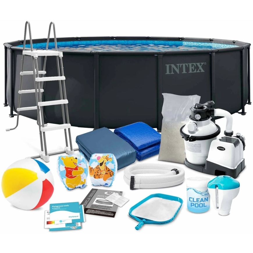 Intex 26326ND 488 x 122 cm 17-in-1 baseina konstrukcija