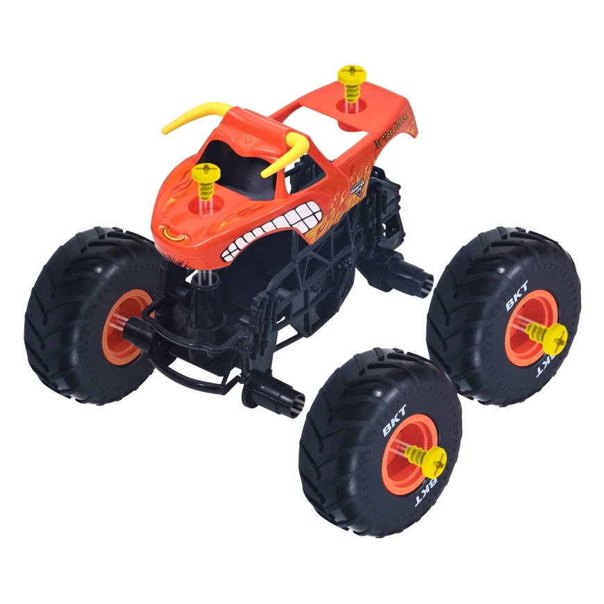 Monster Jam Mechanix 1:18 El Toro Loco statinė mašina – 3