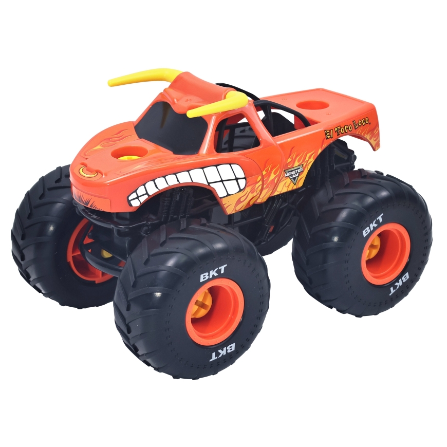 Monster Jam Mechanix 1:18 El Toro Loco statinė mašina – 4