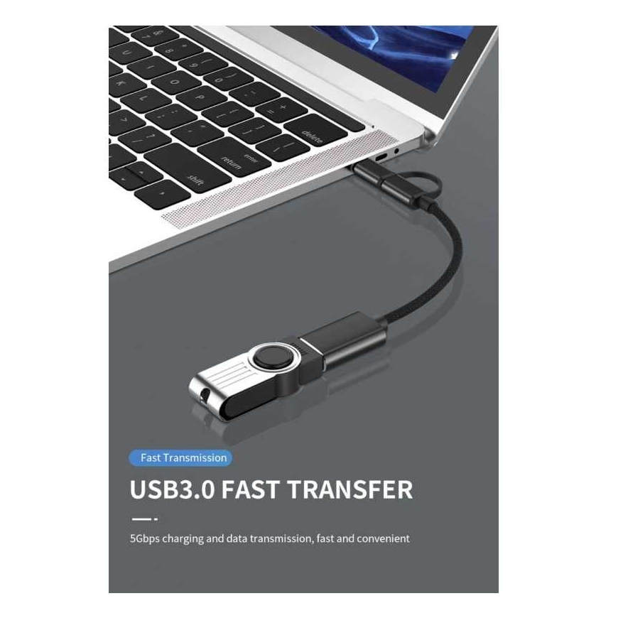 Riff OTG - Type-C + Micro USB Black – 3