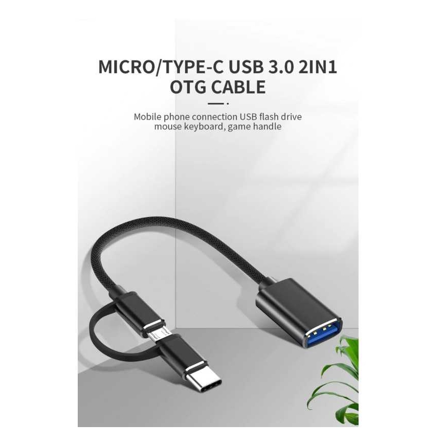 Riff OTG - Type-C + Micro USB Musta – 5