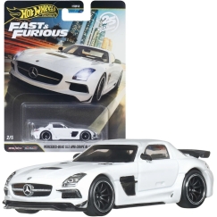 Hot Wheels Fast & Furious auto Mercedes-Benz SLS AMG Coupe juodas series