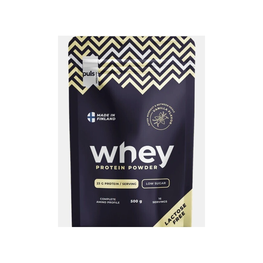 Puls Nutrition Whey olbaltumvielu pulveris, vaniļa, 500 g