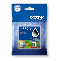 Brother LC552BK rašalo kasetė 1 vnt Originalus High (L) Yield Juoda