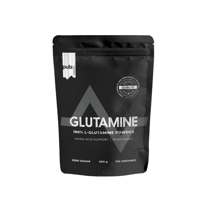Puls Nutrition Glutamine Powder, Unflavored, 500 g