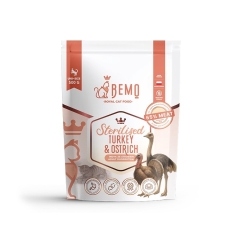 BEMO Kissa Steriloitu Kalkkuna & Strutsi - kuiva kissanruokaa - 500g