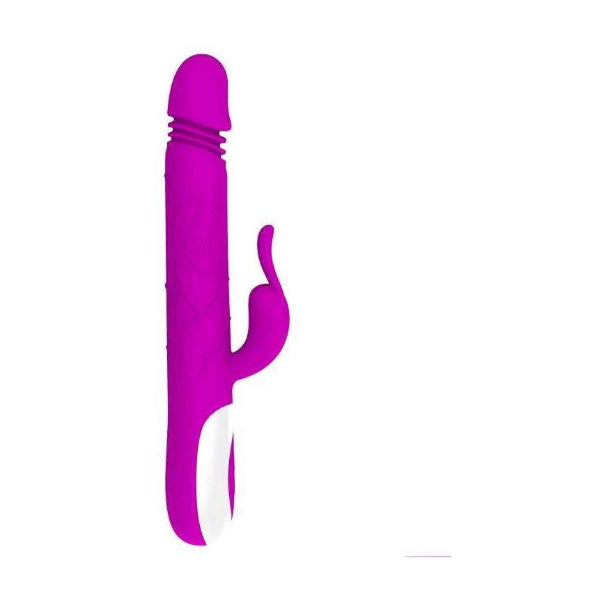 Pretty Love Daudzfunkcionāls vibrators ar rotējošām bumbiņām 25 cm – 2