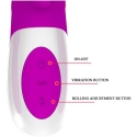 Pretty Love Daudzfunkcionāls vibrators ar rotējošām bumbiņām 25 cm Pretty Love Daudzfunkcionāls vibrators ar rotējošām bumbiņām 25 cm