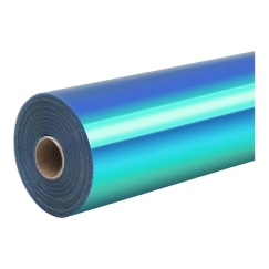 HTVRONT Holographic Self-Adhesive Film, 30.5 cm x 90 cm (turquoise)