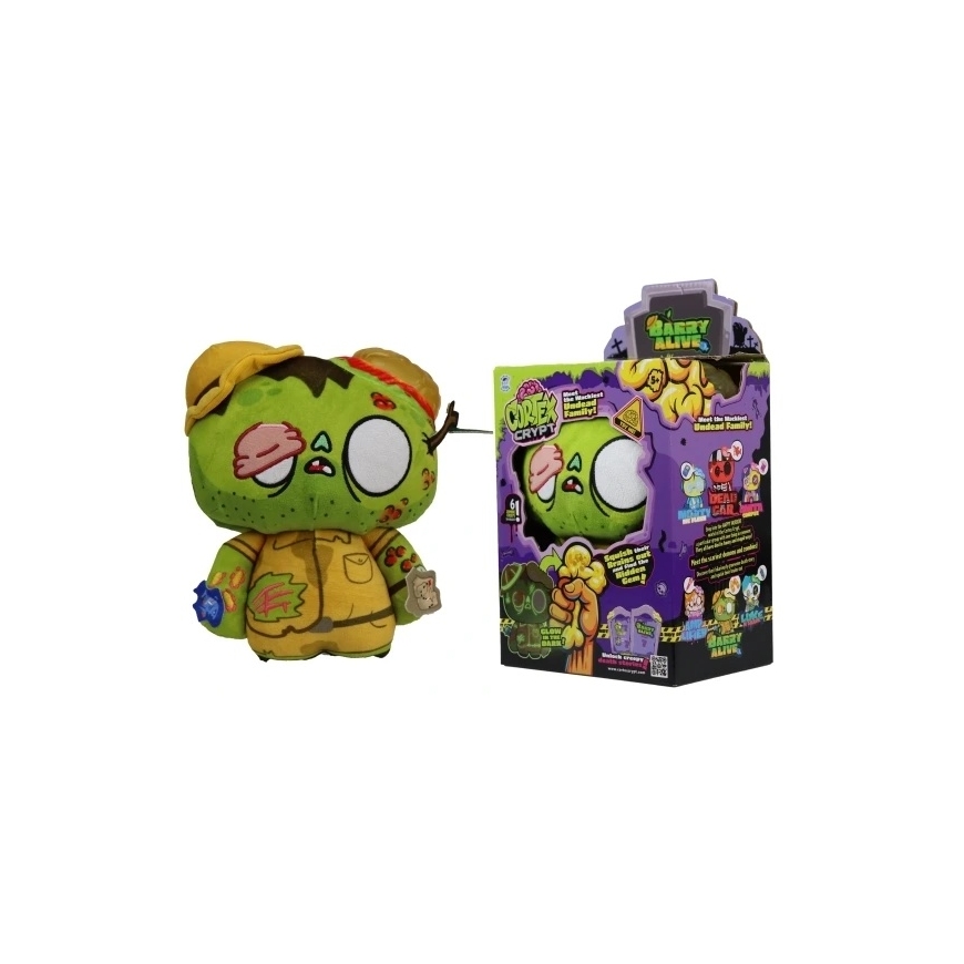 CORTEX CRYPT stressivapaa - pehmolelu, Barry Alive 20 cm, 40041