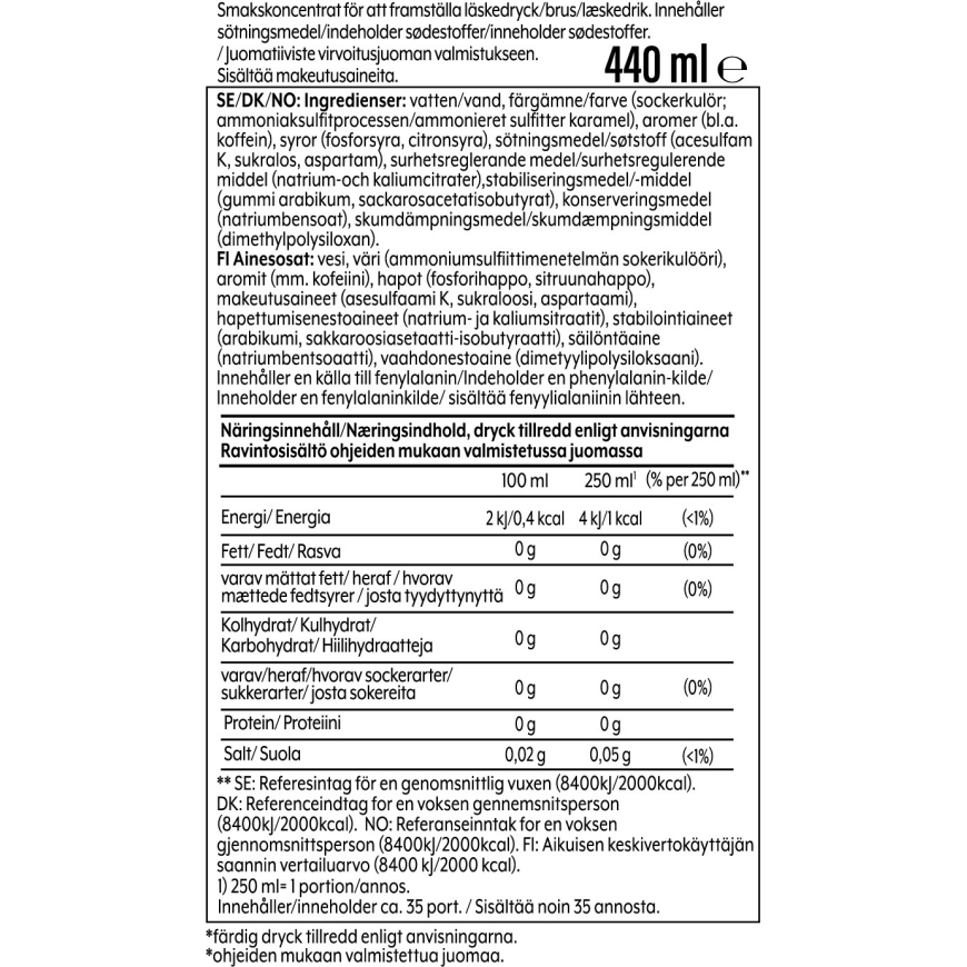 SodaStream Pepsi Max Lime 440 ml - soda concentrate – 2