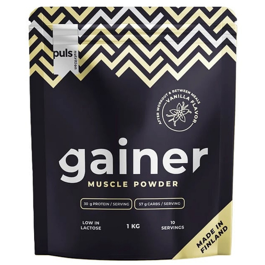 Puls Nutrition Gainer, vanilje, 1 kg