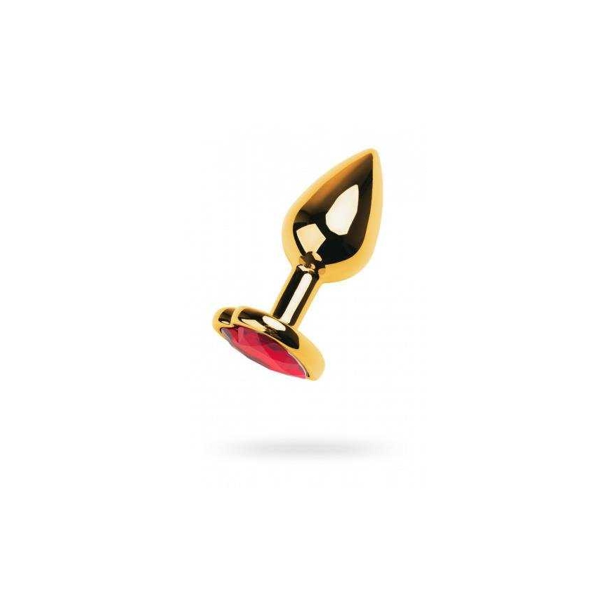 Toyfa Golden Anal Plug with Gemstone