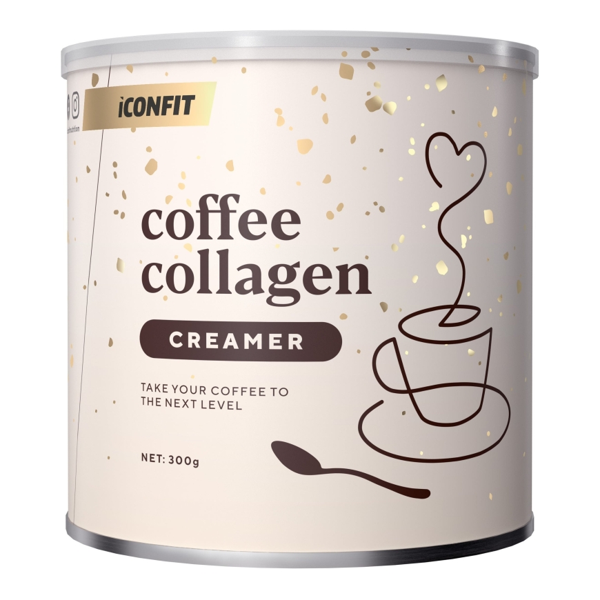 ICONFIT Collagen Coffee Creamer kollageenikohvikoore, vanilje, 300 g