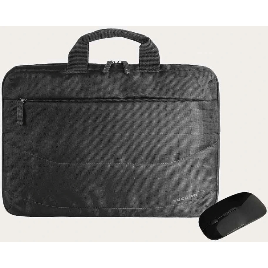 Tucano Borsa Idea komplekts: 13.3"/14" klēpjdatora soma + pele, melna – 5