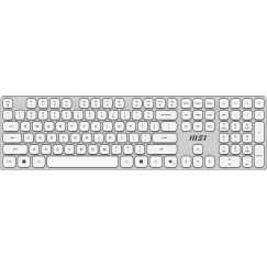 MSI FORGE K210 W COMBO WHITE US näppäimistö Sisältää hiiren Koti /Toimisto USB QWERTY Englanti (US) Valkoinen