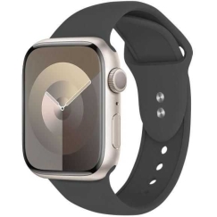 Crong Liquid Strap Apple Watch 44/45/46/49 mm grafitas
