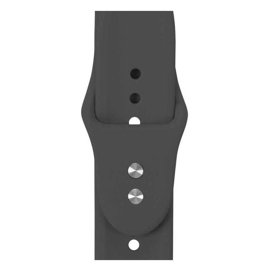 Crong Liquid Strap Apple Watch 44/45/46/49 mm grafitas – 2