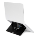 R-Go Tools Laptop stand R-Go Riser Attachable, adjustable, integrated with your laptop, aluminum, bl
