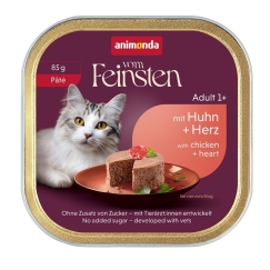 ANIMONDA Vom Feinsten Adult Pate Vistas un sirdis - mitrā kaķu barība - 85g