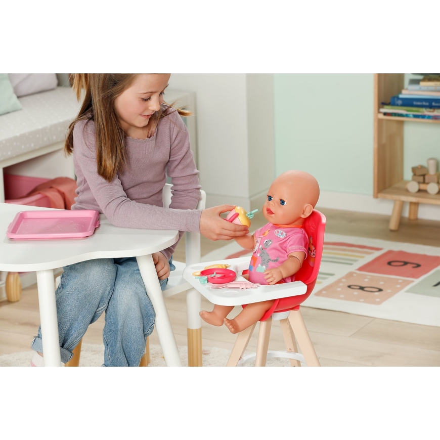 Стульчик для кормления BABY born с скандинавским дизайном – 4