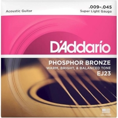 D'Addario EJ23 - akustisen kitaran kielet (9 - 45)