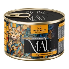MAU Pate ja filee kalkunipähklivõi - märg kassitoit - 185g