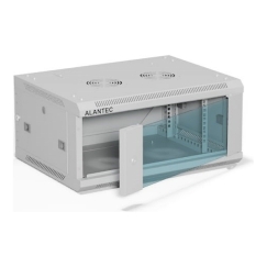 ALANTEC 19" 4U 600x450 sieninis kabinetas, pilkas
