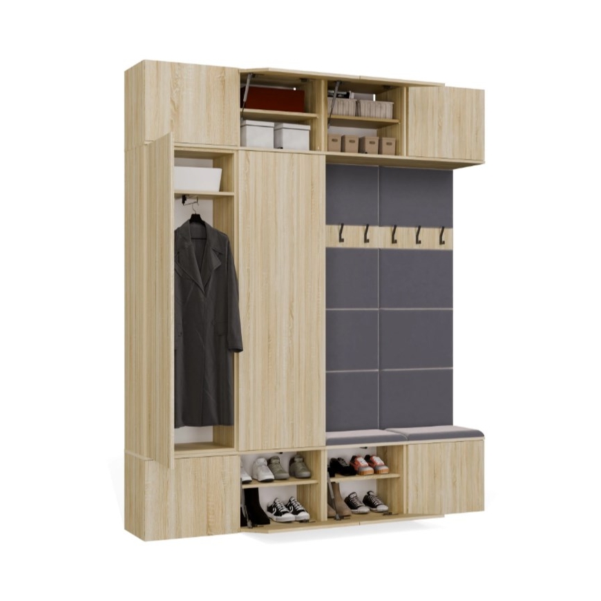 HAGA IV 2SZ2W Wardrobe – Sonoma Oak – 3