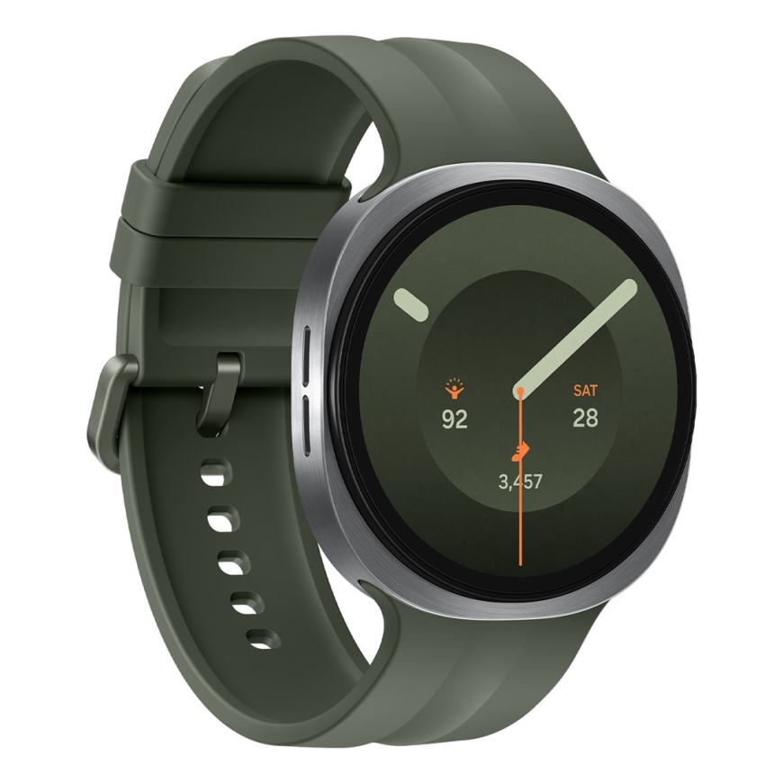 Samsung Galaxy Watch9 3.81 cm (1.5") AMOLED 44 mm Digitālais 480 x 480 pikseļi Skārienjutīgais Sudraba Wi-Fi GPS (satellīts) – 3