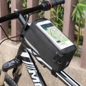 Wozy 6BK Waterproof Bicycle Front Frame with Phone holder 6.5'''' 1L