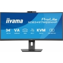 Näyttö „iiyama ProLite XCB3497WQSNPH-B1“ – 120 Hz | UWQHD | 34 tuumaa | VA | 0,4 ms + „Norton Small Business" Näyttö „iiyama ProLite XCB3497WQSNPH-B1“ – 120 Hz | UWQHD | 34 tuumaa | VA | 0,4 ms + „Norton Small Business"