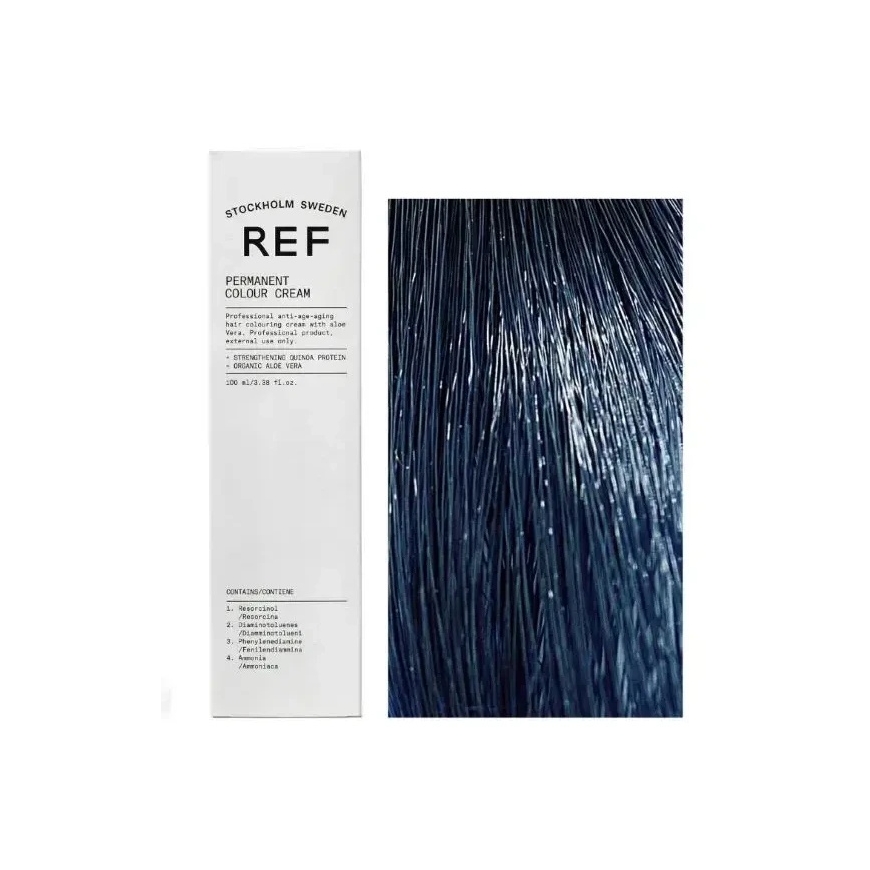 REF Pastāvīgā Krāsa Vegānu Pastāvīgā Matu Krāsa Zilā Korrektors, 100 ml – 3