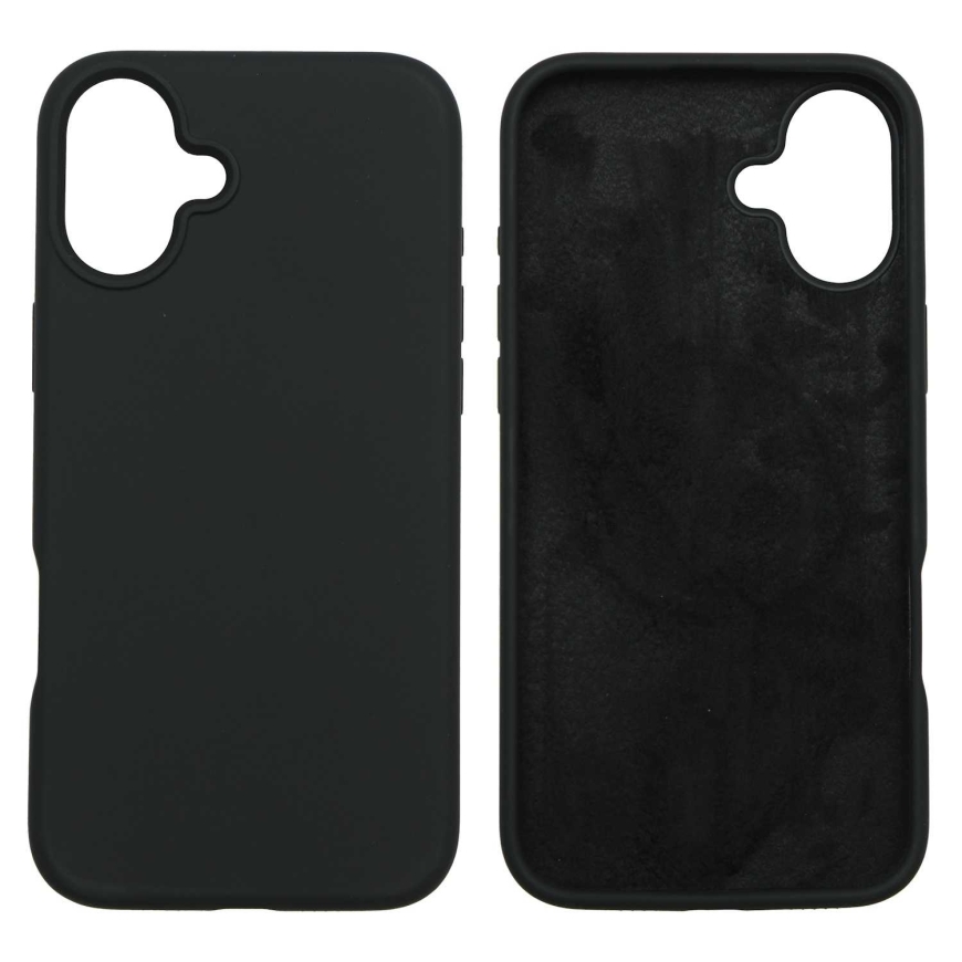 Riff "Тонкий силиконовый чехол для iPhone 16" Черный – 4