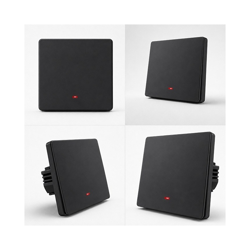 Qoltec 52722 Smart 1-Gang Light Switch | Wi-Fi | Timer | Tuya | Smart life | Black – 5
