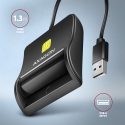 Axagon CRE-SM3N USB-A Smart card/ID card FlatReader