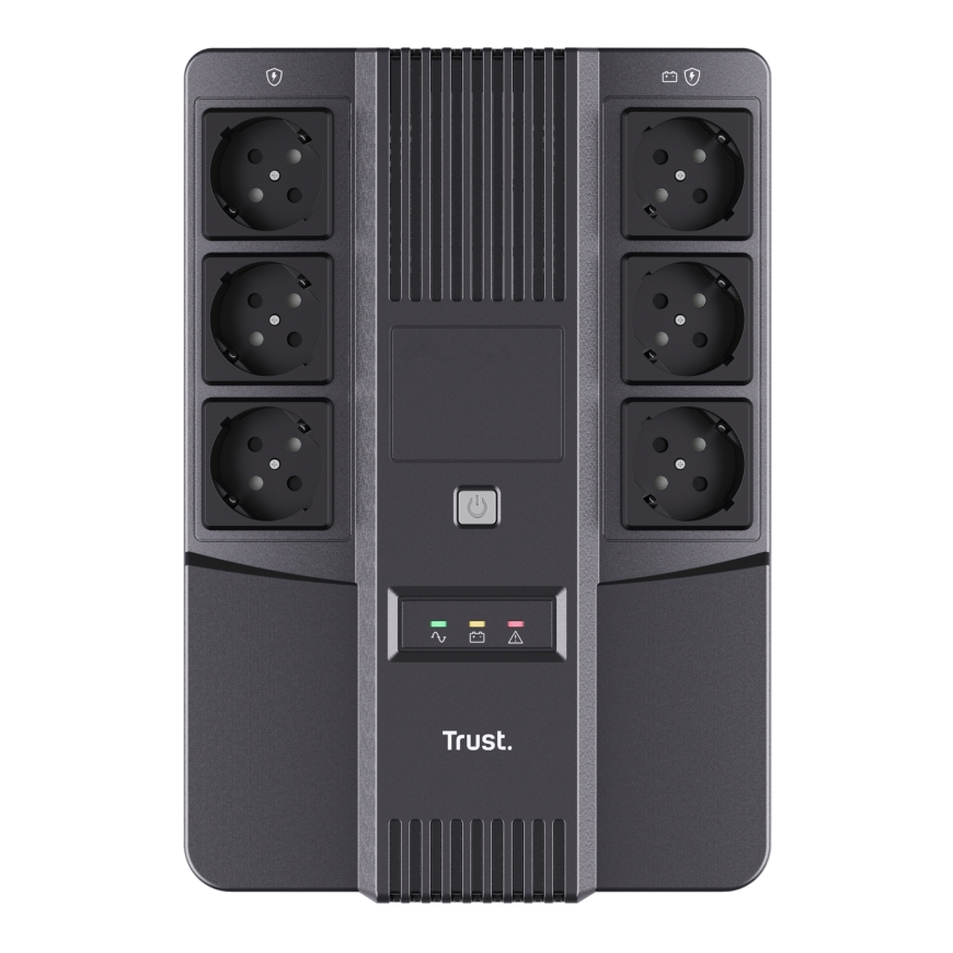 Trust Maxxon источник бесперебойного питания 0,8 kVA 6 розетка(и) – 2