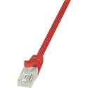 LogiLink 0.5m Cat.5e U/UTP võrgukaabel Punane 0,5 m Cat5e U/UTP (UTP)
