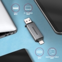 Axagon CRE-DAC USB-C+ USB-A 5 Gbps MINI card reader 2-slot & lun SD/microSD kaardilugeja USB 3.0 Typ Axagon CRE-DAC USB-C+ USB-A 5 Gbps MINI card reader 2-slot & lun SD/microSD kaardilugeja USB 3.0 Typ